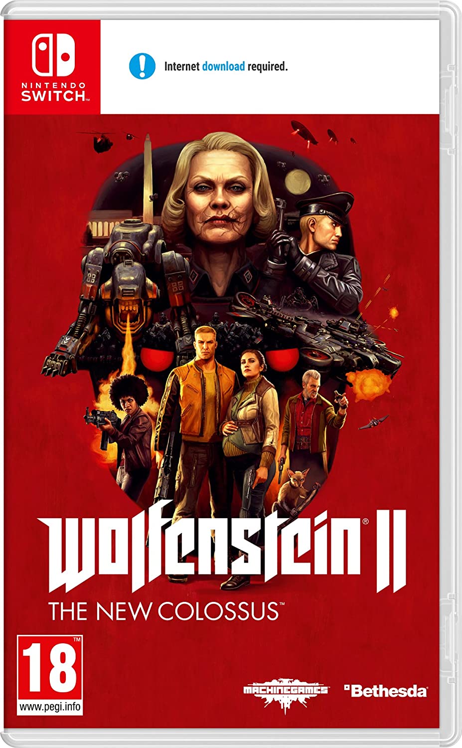 Wolfenstein II The New Colossus Nintendo Switch by Bethesda - eBuy UAE